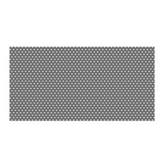 Gray-polkadots Satin Wrap 35  x 70 