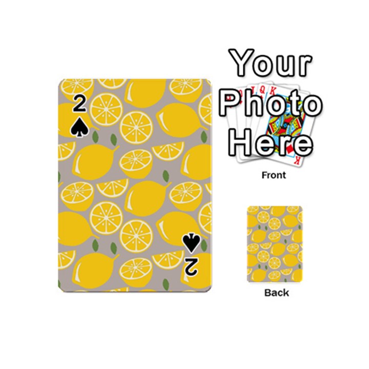 Lemon Pattern Playing Cards 54 Designs (Mini)