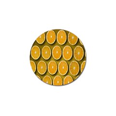 Oranges Slices  Pattern Golf Ball Marker by artworkshop