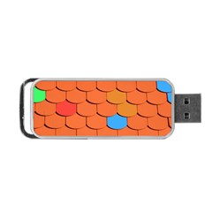 Phone Wallpaper Roof Roofing Tiles Roof Tiles Portable Usb Flash (one Side) by artworkshop