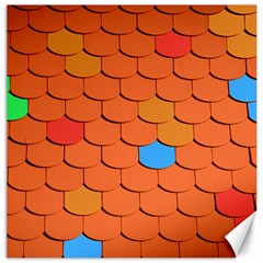 Phone Wallpaper Roof Roofing Tiles Roof Tiles Canvas 20  X 20  by artworkshop