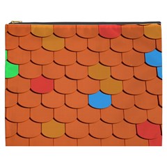 Phone Wallpaper Roof Roofing Tiles Roof Tiles Cosmetic Bag (xxxl) by artworkshop