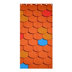 Phone Wallpaper Roof Roofing Tiles Roof Tiles Shower Curtain 36  X 72  (stall)  by artworkshop