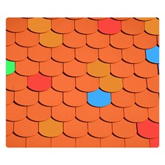 Phone Wallpaper Roof Roofing Tiles Roof Tiles Double Sided Flano Blanket (small)  by artworkshop