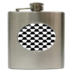 Hexagons Hip Flask (6 Oz)