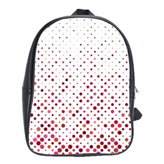 Pattern-polkadots School Bag (large) by nate14shop