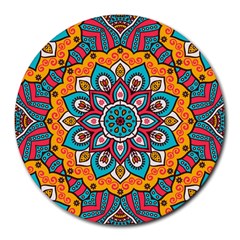 Mandala Spirit Round Mousepads by zappwaits