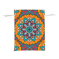 Mandala Spirit Lightweight Drawstring Pouch (l) by zappwaits