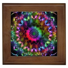Pride Mandala Framed Tile by MRNStudios