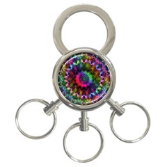 Pride Mandala 3-ring Key Chain by MRNStudios