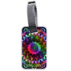 Pride Mandala Luggage Tag (two Sides) by MRNStudios