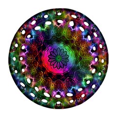 Pride Mandala Ornament (round Filigree) by MRNStudios