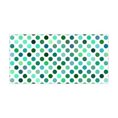 Polka-dot-green Yoga Headband by nate14shop