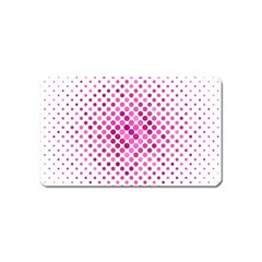 Polkadot-pattern Magnet (name Card)