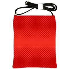 Polkadot-redfull Shoulder Sling Bag by nate14shop