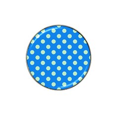 Polka-dots-blue Hat Clip Ball Marker