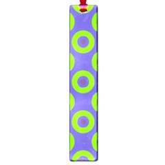 Polka-dots-green-blue Large Book Marks by nate14shop