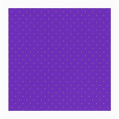 Polka-dots-lilac Medium Glasses Cloth (2 Sides) by nate14shop