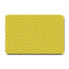 Polka-dots-light Yellow Small Doormat  by nate14shop