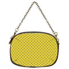 Polka-dots-light Yellow Chain Purse (one Side) by nate14shop