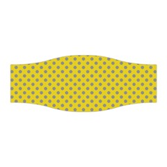 Polka-dots-light Yellow Stretchable Headband by nate14shop