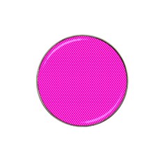 Polkadots-pink Hat Clip Ball Marker by nate14shop