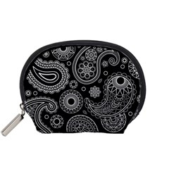 Seamless Paisley Pattern Accessory Pouch (small) by nate14shop