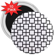 Square 3  Magnets (10 pack) 