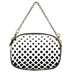 Square-background Chain Purse (one Side) by nate14shop