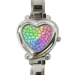 Comb-the Sun Heart Italian Charm Watch by nate14shop