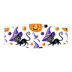 Halloween Cat Pattern Stretchable Headband by designsbymallika