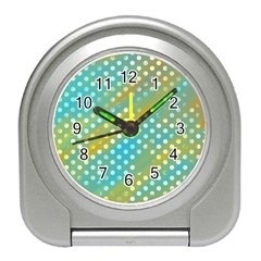 Abstract-polkadot 01 Travel Alarm Clock by nate14shop