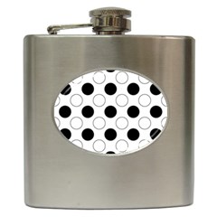 Abstract-polkadot 03 Hip Flask (6 Oz)