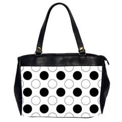 Abstract-polkadot 03 Oversize Office Handbag (2 Sides) by nate14shop