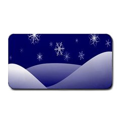 Snowflakes Medium Bar Mats by nate14shop