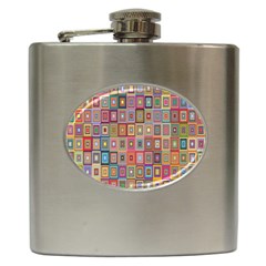 Retro Hip Flask (6 Oz)