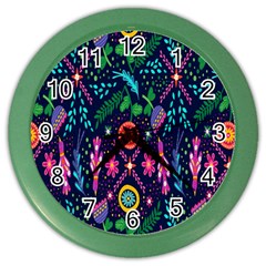 Pattern-vector Color Wall Clock