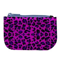 Pattern-tiger-purple Large Coin Purse