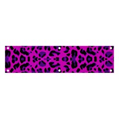 Pattern-tiger-purple Banner And Sign 4  X 1  by nate14shop