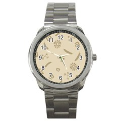 Pattern Frozen Sport Metal Watch by nate14shop