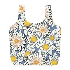 Flowers Full Print Recycle Bag (l) by nate14shop