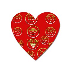 Emotion Heart Magnet by nate14shop