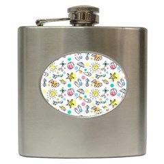 Doodle Hip Flask (6 Oz)