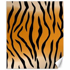 Animal-tiger Canvas 8  X 10  by nate14shop