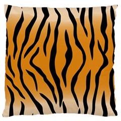 Animal-tiger Large Flano Cushion Case (one Side) by nate14shop