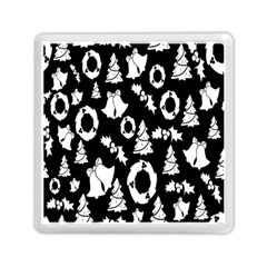 Backdrop-black-white,christmas Memory Card Reader (square) by nate14shop
