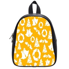 Backdrop-yellow-white School Bag (Small)