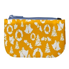 Backdrop-yellow-white Large Coin Purse