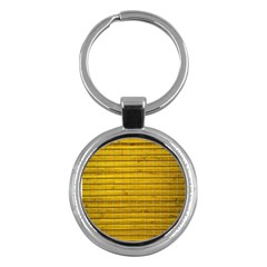 Bamboo-yellow Key Chain (round) by nate14shop