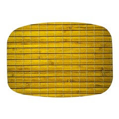 Bamboo-yellow Mini Square Pill Box